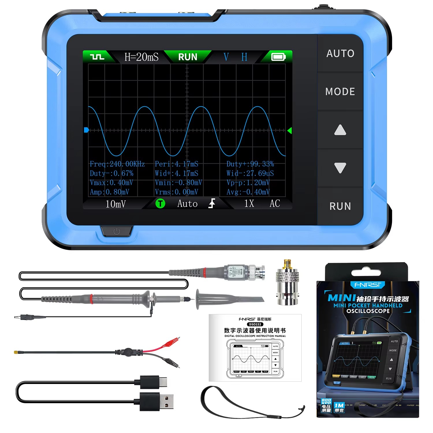 DSO510 Mini Taşınabilir 2'si 1 - Electronic Repairing incelemesi ve fiyatı